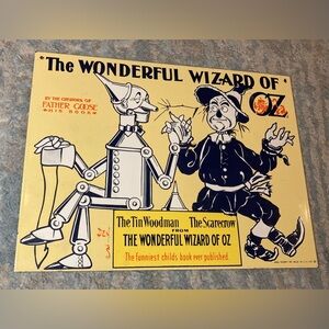 Wizard of Oz Advertising Sign Porcelain Enamel on Metal Ande Rooney  7.5”x10”